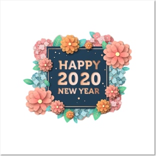 Happy New Year 2020 Posters and Art